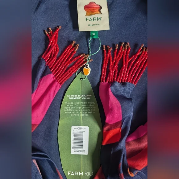 Farm Rio Maxi Shirt Dress - Picture 4 of 4